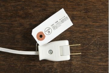 アメリカビンテージ　LEVITON(レビトン)社製　支柱のガラスフレームがエレガントな雰囲気を醸し出すテーブルスタンド(卓上照明、テーブルライト、ヴィンテージ)(R-060262)
