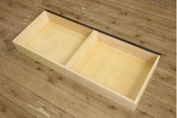 中古　美品　北海道民芸家具　和洋どちらにも合うシックなサイドボード(引き出し、リビングボード、収納棚、戸棚、テレビボード、AVキャビネット、TV、テレビ台)(R-060264)