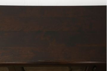 中古　美品　北海道民芸家具　和洋どちらにも合うシックなサイドボード(引き出し、リビングボード、収納棚、戸棚、テレビボード、AVキャビネット、TV、テレビ台)(R-060264)