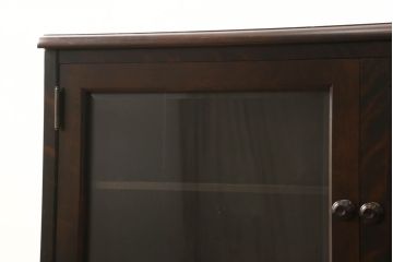 中古　美品　北海道民芸家具　和洋どちらにも合うシックなサイドボード(引き出し、リビングボード、収納棚、戸棚、テレビボード、AVキャビネット、TV、テレビ台)(R-060264)
