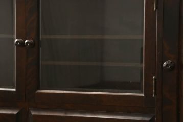 中古　美品　北海道民芸家具　和洋どちらにも合うシックなサイドボード(引き出し、リビングボード、収納棚、戸棚、テレビボード、AVキャビネット、TV、テレビ台)(R-060264)