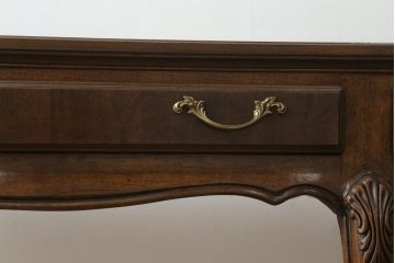 中古　美品　DREXEL HERITAGE(ドレクセルヘリテイジ)　上品な意匠が魅力的なコンソールテーブル(サイドテーブル、作業台)(R-060265)