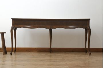 中古　美品　DREXEL HERITAGE(ドレクセルヘリテイジ)　上品な意匠が魅力的なコンソールテーブル(サイドテーブル、作業台)(R-060265)