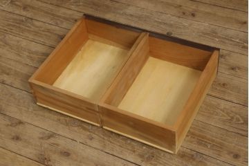 中古　美品　松本民芸家具　上品な雰囲気漂うライティングビューロー(ワークデスク、机、戸棚、キャビネット、引き出し、チェスト、在宅ワーク用)(R-060270)