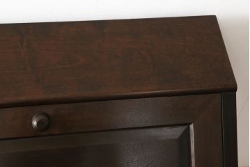 中古　美品　松本民芸家具　上品な雰囲気漂うライティングビューロー(ワークデスク、机、戸棚、キャビネット、引き出し、チェスト、在宅ワーク用)(R-060270)
