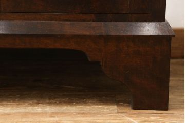 中古　美品　松本民芸家具　上品な雰囲気漂うライティングビューロー(ワークデスク、机、戸棚、キャビネット、引き出し、チェスト、在宅ワーク用)(R-060270)