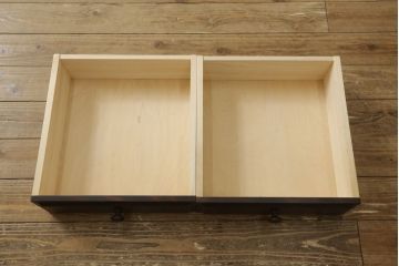 中古　美品　神居民芸　シンプルさの中にも品の良さが感じられるチェスト(衣装箪笥、引き出し、整理タンス)(R-060271)