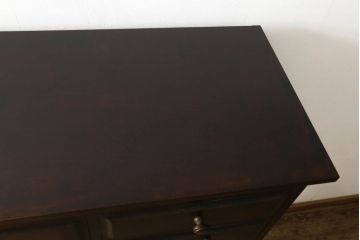 中古　美品　神居民芸　シンプルさの中にも品の良さが感じられるチェスト(衣装箪笥、引き出し、整理タンス)(R-060271)