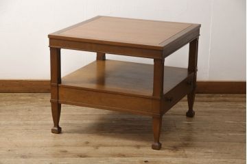 中古　DREXEL HERITAGE(ドレクセルヘリテイジ)　Triune(トライユン)シリーズ　すっきりした佇まいのエンドテーブル(定価約21万円)(サイドテーブル、飾り台)(R-060281)