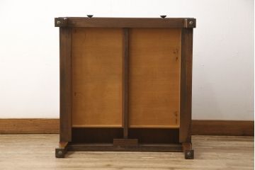 中古　DREXEL HERITAGE(ドレクセルヘリテイジ)　Triune(トライユン)シリーズ　すっきりした佇まいのエンドテーブル(定価約21万円)(サイドテーブル、飾り台)(R-060281)