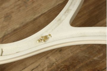 中古　美品　イタリア高級家具　SILIK(シリック)　FIDIAシリーズ　ロココ調　細部まで凝った造りが美しいダイニングチェア(定価約50万円)(椅子、イス、サロンチェア)(R-060293)