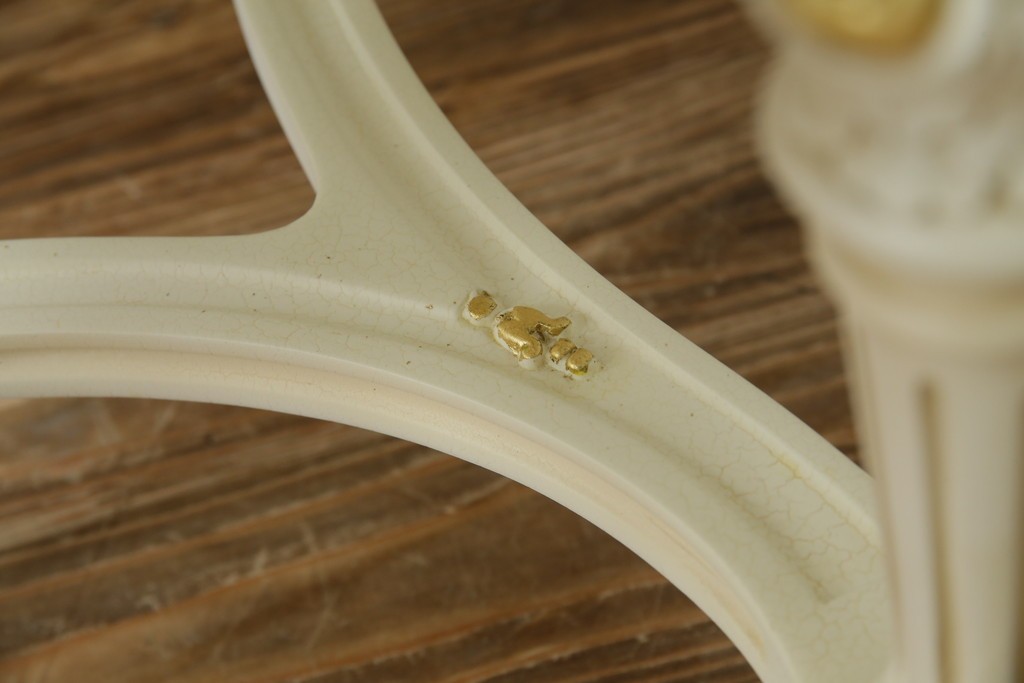 中古　美品　イタリア高級家具　SILIK(シリック)　FIDIAシリーズ　ロココ調　細部まで凝った造りが美しいダイニングチェア(定価約50万円)(椅子、イス、サロンチェア)(R-060293)