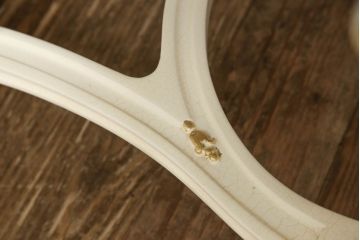 中古　美品　イタリア高級家具　SILIK(シリック)　FIDIAシリーズ　ロココ調　細部まで凝った造りが美しいダイニングチェア(定価約50万円)(椅子、イス、サロンチェア)(R-060294)