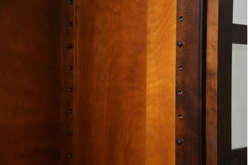 中古　美品　北海道民芸家具　和洋どちらのお部屋にも馴染むブックケース　(R-060300)