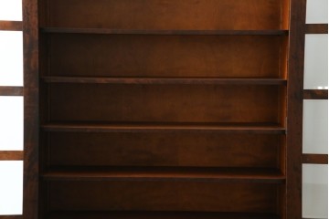 中古　美品　北海道民芸家具　和洋どちらのお部屋にも馴染むブックケース　(R-060300)