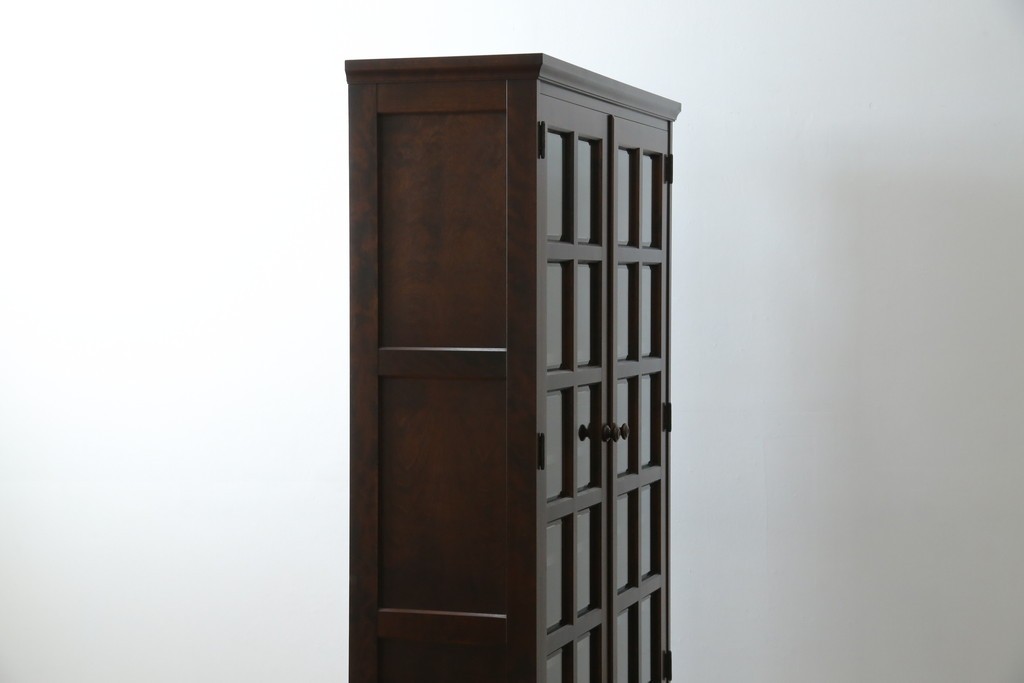 中古　美品　北海道民芸家具　和洋どちらのお部屋にも馴染むブックケース　(R-060300)