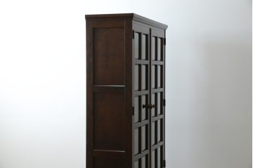 中古　美品　北海道民芸家具　和洋どちらのお部屋にも馴染むブックケース　(R-060300)