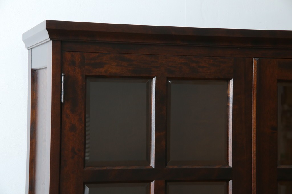 中古　美品　北海道民芸家具　和洋どちらのお部屋にも馴染むブックケース　(R-060300)