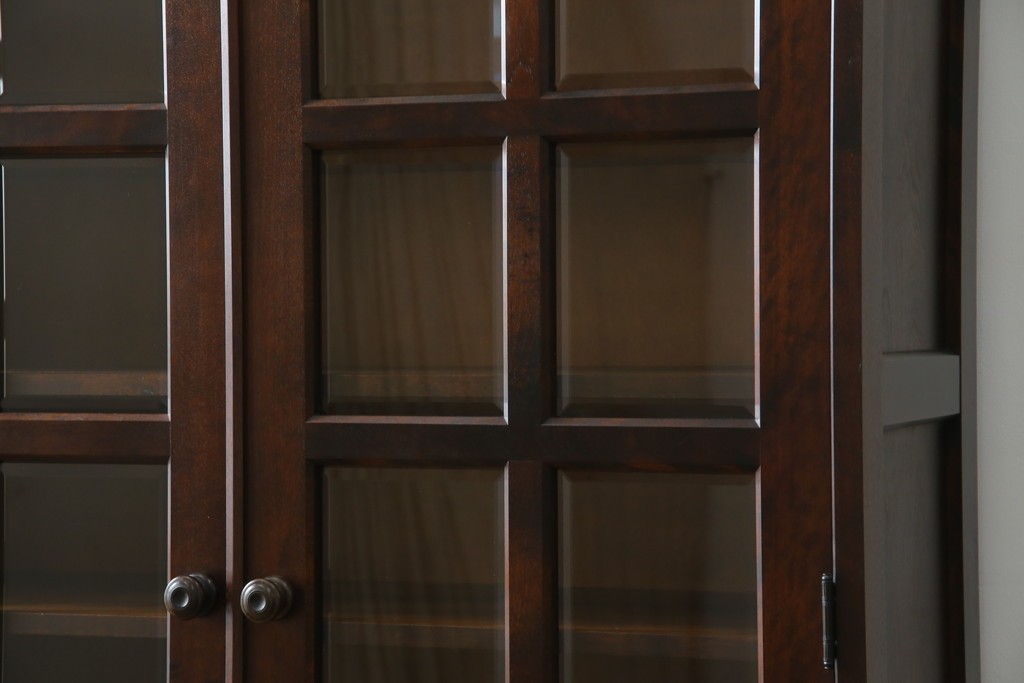 中古　美品　北海道民芸家具　和洋どちらのお部屋にも馴染むブックケース　(R-060300)