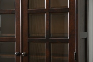 中古　美品　北海道民芸家具　和洋どちらのお部屋にも馴染むブックケース　(R-060300)