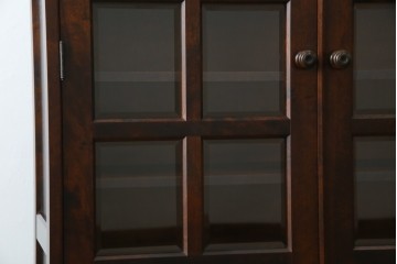 中古　美品　北海道民芸家具　和洋どちらのお部屋にも馴染むブックケース　(R-060300)