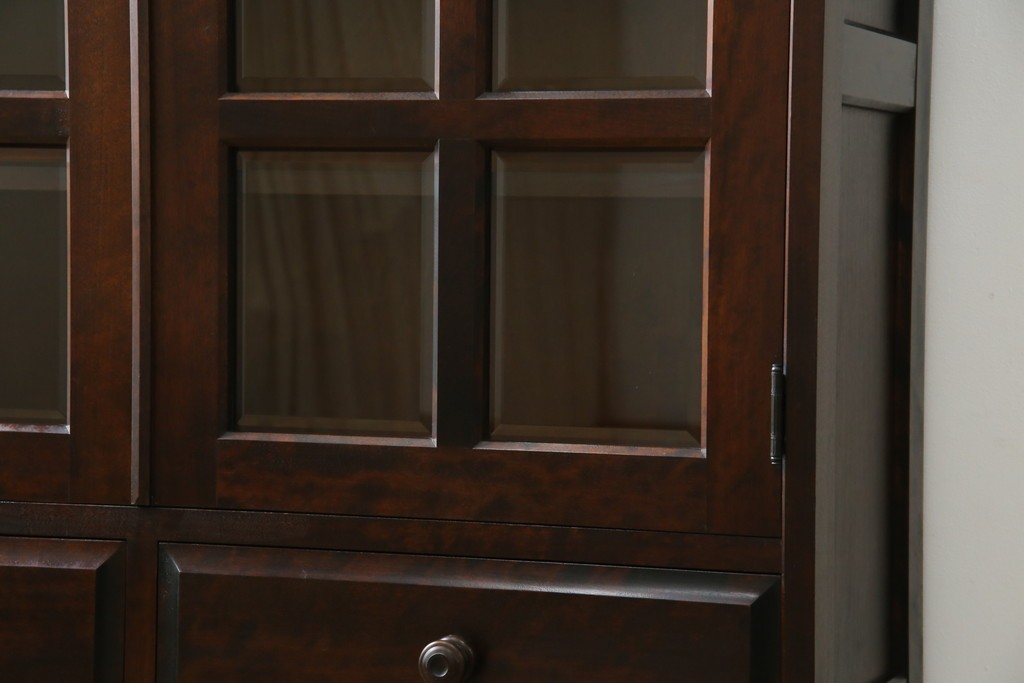 中古　美品　北海道民芸家具　和洋どちらのお部屋にも馴染むブックケース　(R-060300)