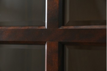 中古　美品　北海道民芸家具　和洋どちらのお部屋にも馴染むブックケース　(R-060300)