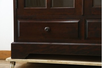 中古　美品　北海道民芸家具　和洋どちらのお部屋にも馴染むブックケース　(R-060300)