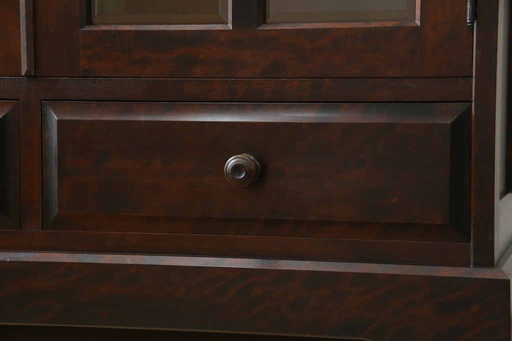 中古　美品　北海道民芸家具　和洋どちらのお部屋にも馴染むブックケース　(R-060300)