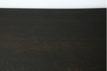 和製アンティーク　ナラ材　幕板下に棚のある珍しいデザインが魅力的な平机　(R-060311)