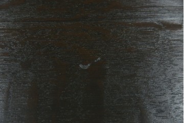 和製アンティーク　ナラ材　幕板下に棚のある珍しいデザインが魅力的な平机　(R-060311)