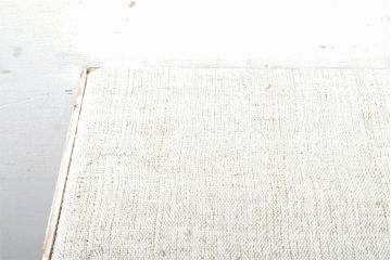 フランスアンティーク　ペイント仕上げ限定　天板グレインサックリメイク　フレンチスタイルの空間演出にぴったりの平机(テーブル、デスク)(R-060312)