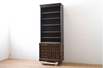 中古　美品　飛騨産業　PROVINCIAL(プロヴィンシャル・プロビンシャル)シリーズ　古い風格のあるカップボード(プロビンシャル、食器棚、キャビネット、本棚、ブックシェルフ、飾り棚)(R-060318)