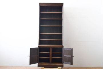 中古　美品　飛騨産業　PROVINCIAL(プロヴィンシャル・プロビンシャル)シリーズ　古い風格のあるカップボード(プロビンシャル、食器棚、キャビネット、本棚、ブックシェルフ、飾り棚)(R-060318)