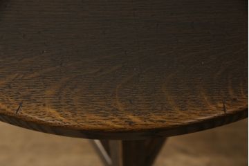 中古　飛騨産業　PROVINCIAL(プロヴィンシャル・プロビンシャル)シリーズ　キツツキ　クリケットテーブル(プロビンシャル、コーヒーテーブル、カフェテーブル、机、丸テーブル、ラウンドテーブル)(定価約17万円)(R-060321)