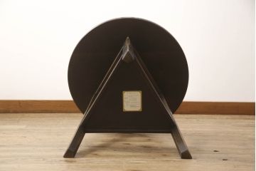 中古　飛騨産業　PROVINCIAL(プロヴィンシャル・プロビンシャル)シリーズ　キツツキ　クリケットテーブル(プロビンシャル、コーヒーテーブル、カフェテーブル、机、丸テーブル、ラウンドテーブル)(定価約17万円)(R-060321)