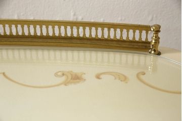 中古　SILIK(シリック)　気品溢れる佇まいが目を引くワゴンテーブル(トロリー、キッチンワゴン、トローリー)(定価約40万円)(R-060329)