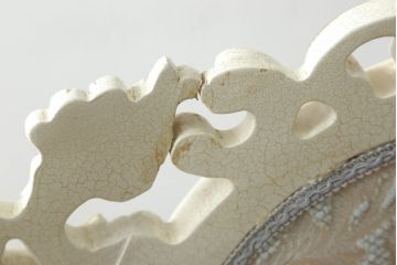 中古　美品　SILIK(シリック)　ロココ調　クラシカルで華やかな佇まいが魅力的な3人掛けソファ(3P、三人掛けソファ)(定価約180万円)(R-060332)