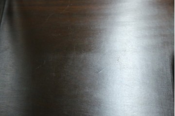 中古　花梨(カリン)材　民芸家具　深みのある色合いが美しい飾り棚　(R-060335)