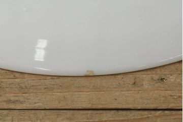 アンティーク照明　戦前　レトロな平笠シェードのペンダントライト(天井照明、吊り下げ照明、電笠)(R-060339)