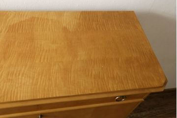 中古　希少　アメリカ輸入モデル　DREXEL HERITAGE(ドレクセルヘリテイジ)　ナチュラルな色味がお部屋に合わせやすいライティングビューロー(ワークデスク、在宅ワーク、在宅用、引き出し、チェスト)(R-060347)