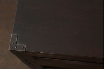 和製ビンテージ　松本民芸家具　523型　シンプルで上品な佇まいが魅力的な金具付き小抽斗(ヴィンテージ、小引き出し、チェスト、卓上収納、小物収納)(R-060355)