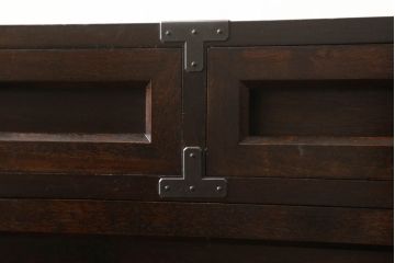 和製ビンテージ　松本民芸家具　523型　シンプルで上品な佇まいが魅力的な金具付き小抽斗(ヴィンテージ、小引き出し、チェスト、卓上収納、小物収納)(R-060355)