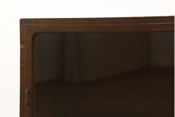和製アンティーク　レトロな佇まいが魅力的な引き出し付きガラスケース(ショーケース、飾り棚、陳列棚、店舗什器、卓上収納)(R-060362)