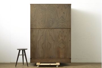 和製ビンテージ　ヴィンテージ家具　和の趣あふれる岩谷堂箪笥の和箪笥(衣装箪笥、整理たんす、着物タンス、収納箪笥、引き出し、上下バラ売り可能)(R-060377)