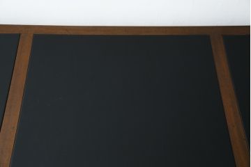 中古　DREXEL HERITAGE(ドレクセルヘリテイジ)　Triune(トライユン)　レザートップが格好いいマホガニー材製のデスク(定価約75万円)(両袖机、在宅ワーク、在宅用ワークデスク)(R-060387)