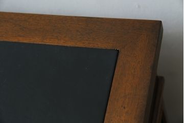 中古　DREXEL HERITAGE(ドレクセルヘリテイジ)　Triune(トライユン)　レザートップが格好いいマホガニー材製のデスク(定価約75万円)(両袖机、在宅ワーク、在宅用ワークデスク)(R-060387)