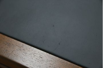 中古　DREXEL HERITAGE(ドレクセルヘリテイジ)　Triune(トライユン)　レザートップが格好いいマホガニー材製のデスク(定価約75万円)(両袖机、在宅ワーク、在宅用ワークデスク)(R-060387)