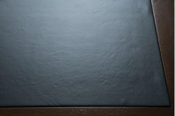 中古　DREXEL HERITAGE(ドレクセルヘリテイジ)　Triune(トライユン)　レザートップが格好いいマホガニー材製のデスク(定価約75万円)(両袖机、在宅ワーク、在宅用ワークデスク)(R-060387)