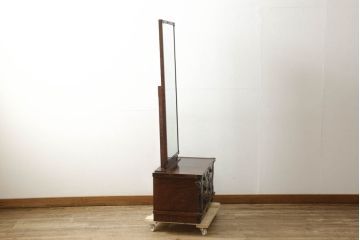中古　民芸家具　岩谷堂箪笥　上質な和の空間を演出するドレッサー(姿見、ミラー、鏡台)(R-060389)